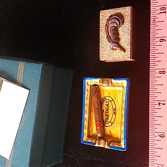 Rochard Limoges Box HUMIDOR w/ Cigar π«π· France Authentic - Picture 2 of 16